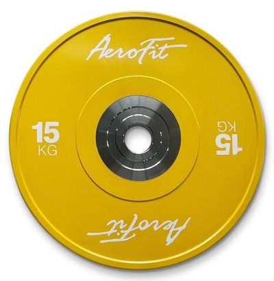 Aerofit AFBDC 15 кг бамперные диски для кроссфита, цветные