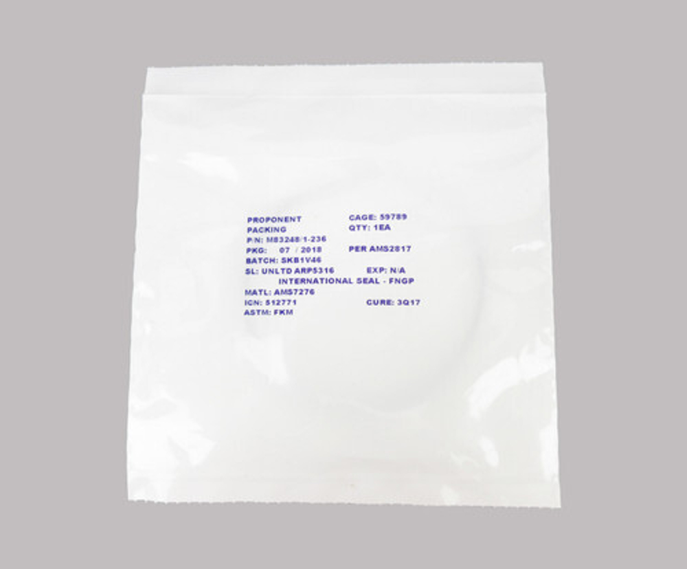 Proponent M83248-1-236 O-Ring, 3-1/4 in ID x 3-1/2 in OD, 1/8 in Thick, Fluorocarbon, Black