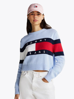Джемпер женский TOMMY JEANS TJW CENTER FLAG SWEA