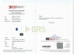 Сапфир, Овал, 1 шт / 5,45 карат, Шри-Ланка