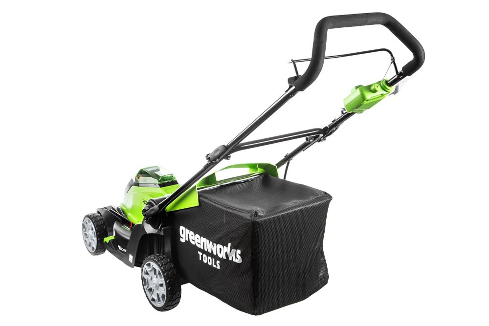 Аккумуляторная газонокосилка Greenworks G40LM41K5, 40v, 41 см, АКБ 5 А·ч и ЗУ