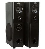 Колонка 08" (20-82 HOME SOUND) динамик 6шт/2х8"; 2х4"; 2х1.5" комплект 2 колонки ELTRONIC (черная)