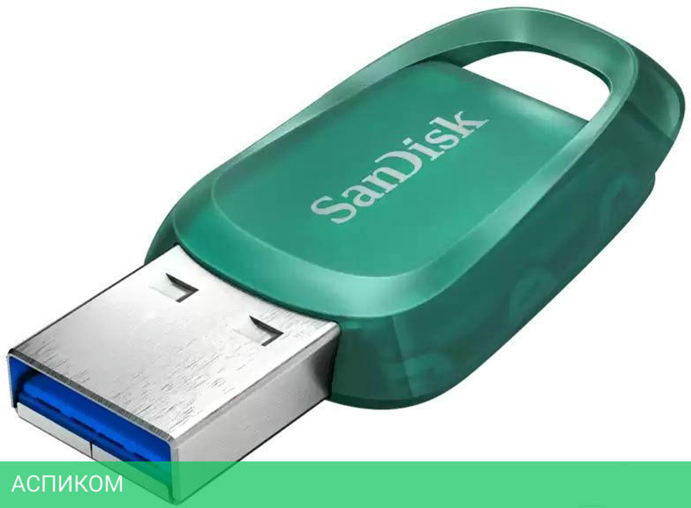 USB Flash-накопитель SanDisk Ultra Eco 128GB USB 3.2 Blue/Green (SDCZ96-128G-G46)