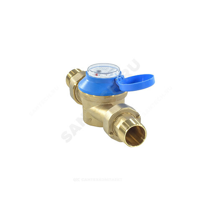 Счётчик х/в крыльчатый одноструйный Ду 32 Ру16 Qn=6 м3/ч 50С L=160мм резьба В/К ОСВХ Декаст 74-32-01