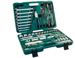 S04H52477S Набор инструмента универсальный 1/4", 1/2"DR, 77 предметов