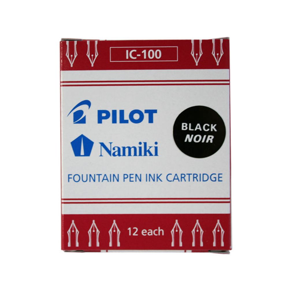 Картриджи для перьевой ручки Pilot Capless черные (IC-100-B)