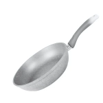 Сковорода 28*6,5см с ручкой «Мраморная» (светлый мрамор) смс281а