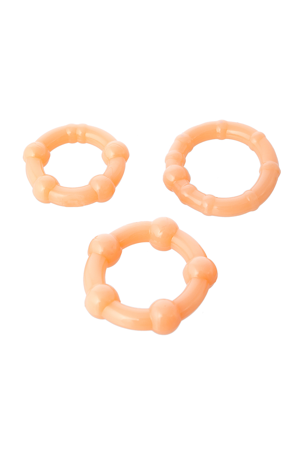 Эрекционные кольца Rings Set телесные 3 шт
