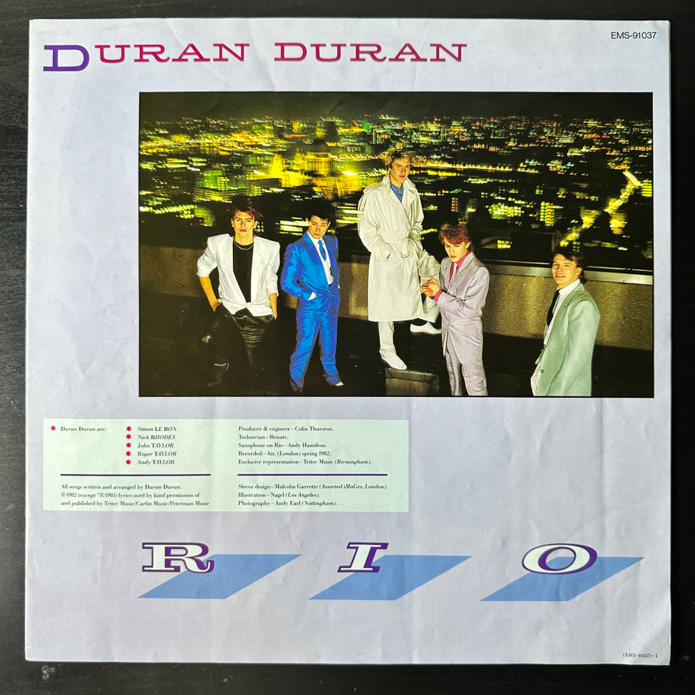 Duran Duran ‎– Rio (Япония 1983г.)