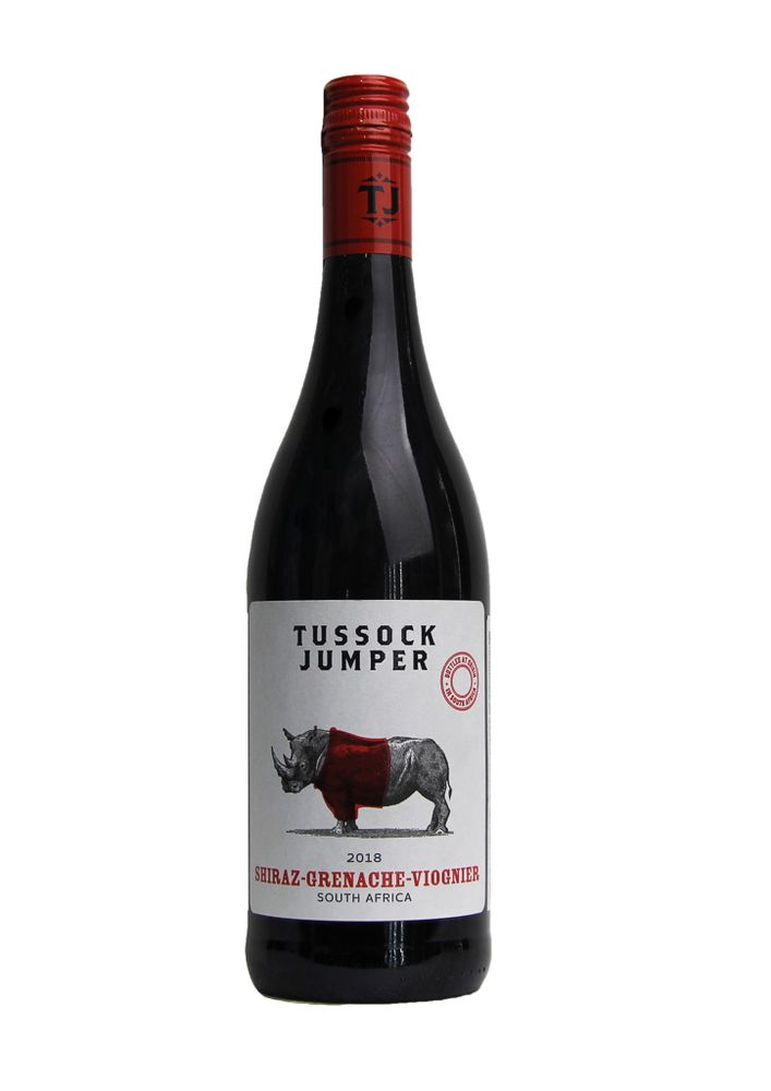 Вино Tussock Jumper Shiraz-Chenache-Viognier (Южная Африка/Носорог) 14.5%