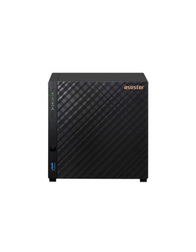 Cетевое хранилище ASUSTOR AS1104T 4-Bay NAS/CPU (2Core) 1.4GHz/1GBDDR4/noHDD,LFF(HDD,SSD)/1x1GbE(LAN)/2xUSB3.2/; 90IX01J0-BW3S00