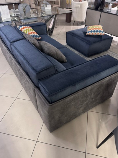 Диван с пуфом раскладной