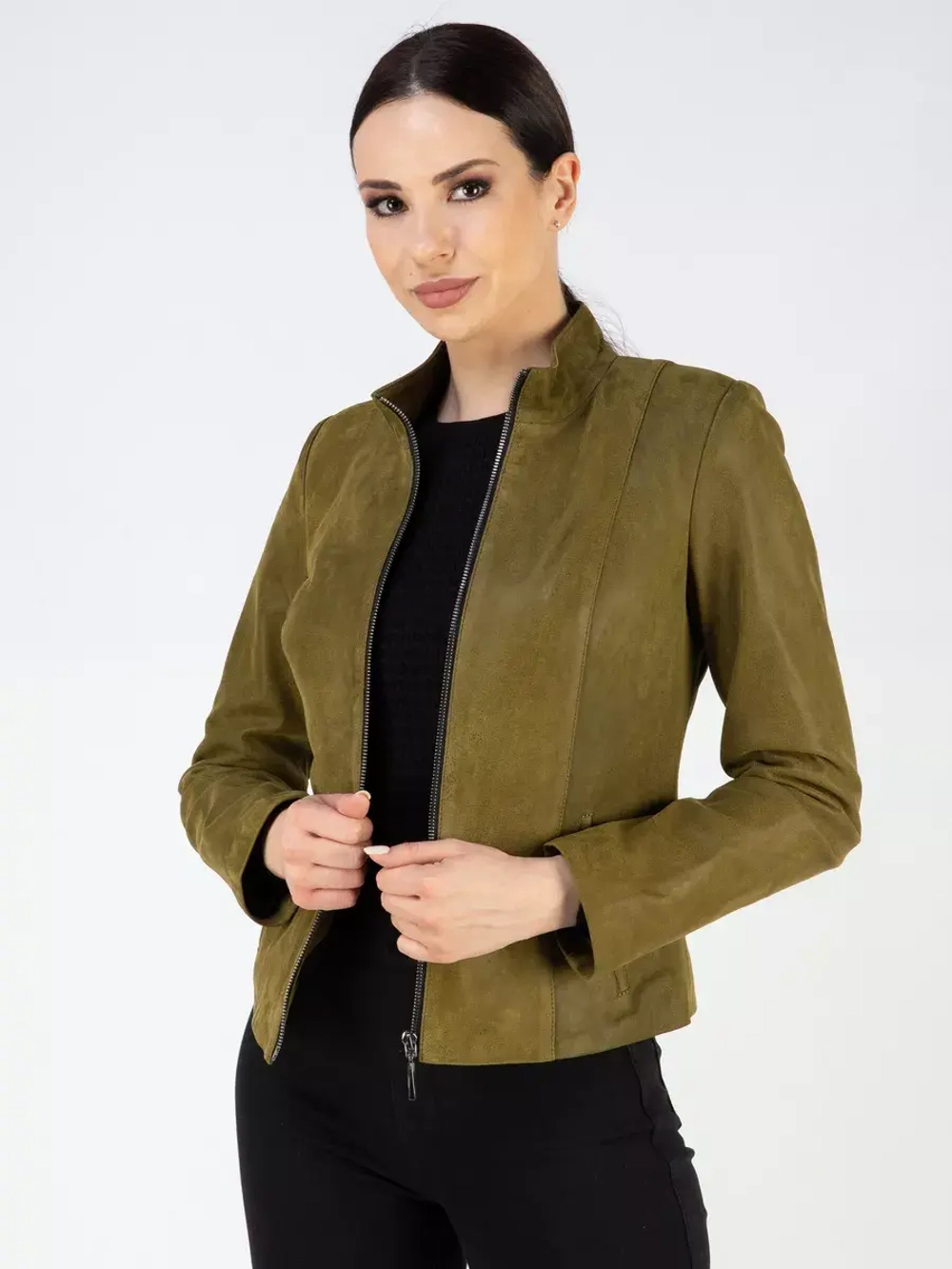 Кожаная куртка демисезонная