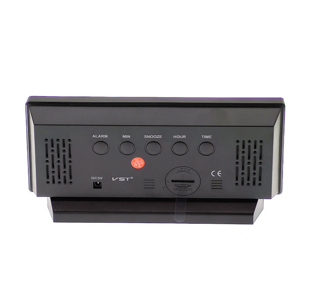 Часы зеркальные VST-897 USB Зеленое свечение