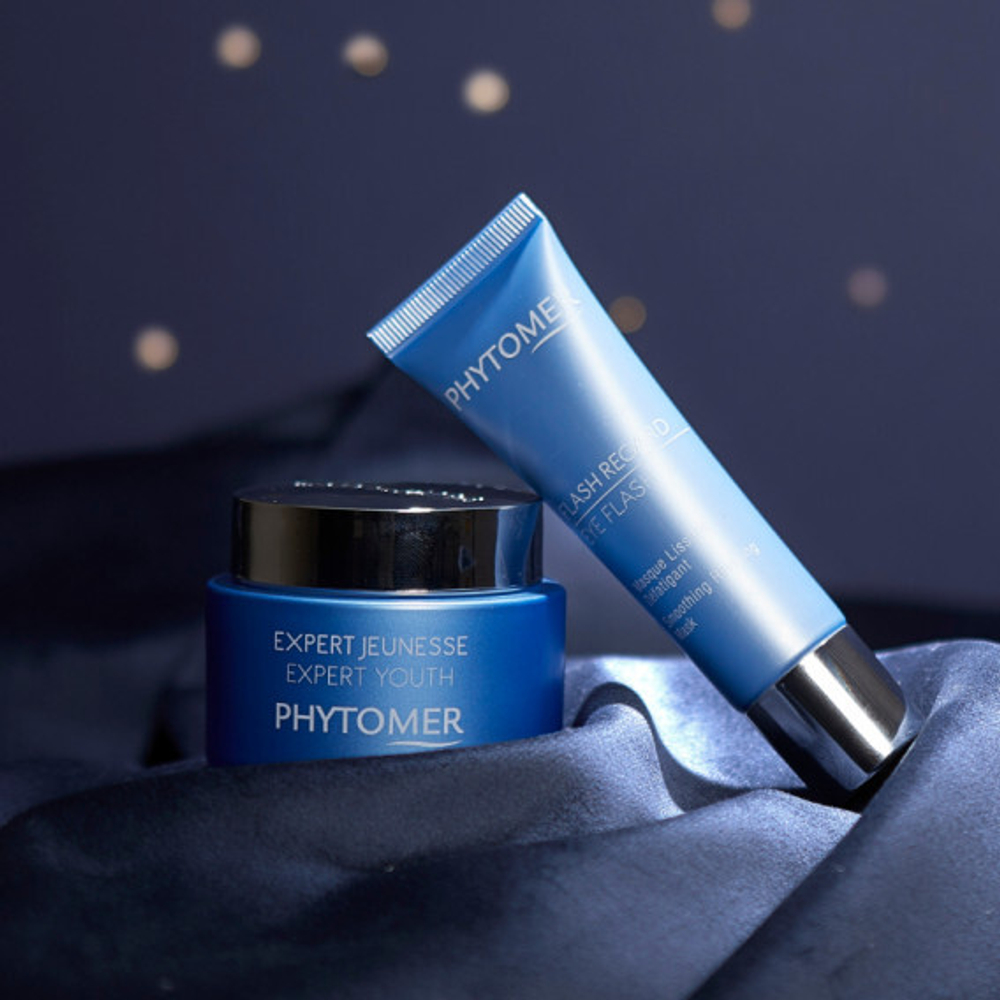 Набор "Синий бархат" для молодости кожи PHYTOMER Christmas Expert Youth Beauty Pouch