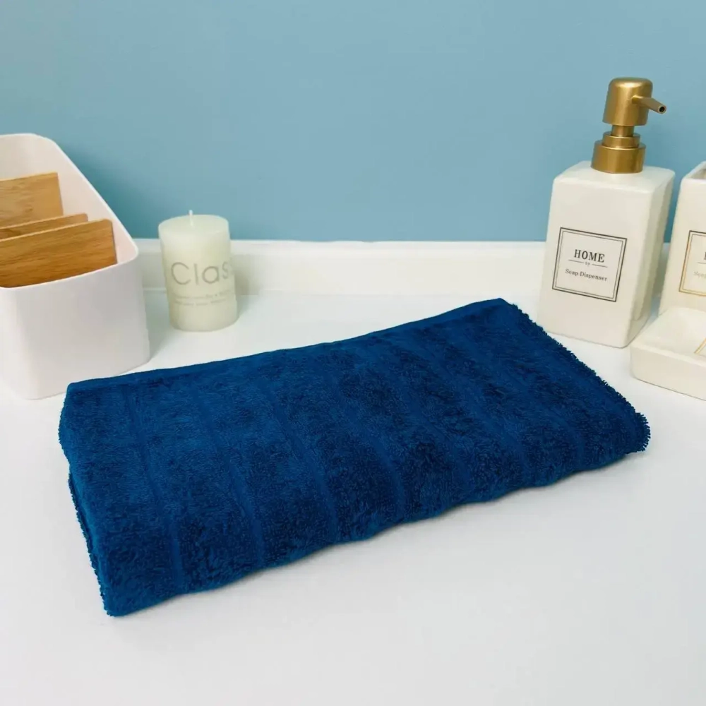 Полотенце махровое 30*50см «FLUFFY» цвет полуночный пион 06-144, плотность 500гр/м2