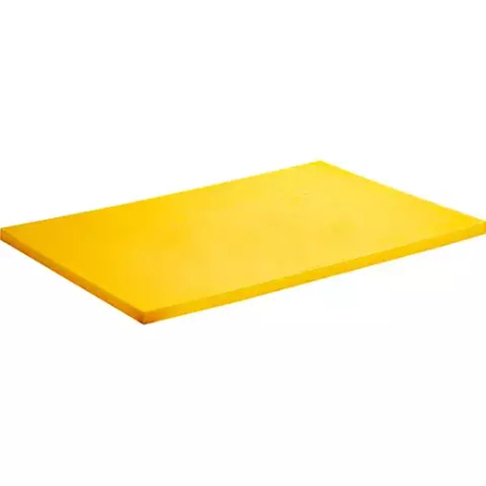Доска разделочная пластик ,H=18,L=600,B=400мм желт