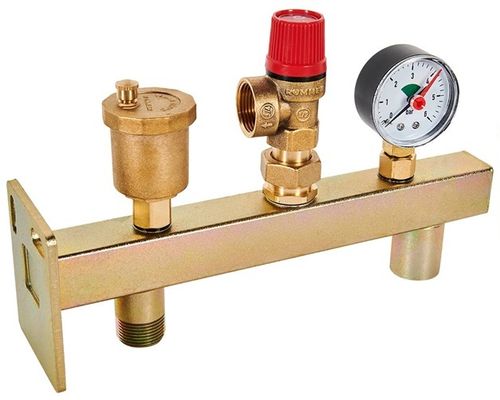 Группа подключения мембранного бака Rommer 3/4" 3 бар (RVS-0006-013020)