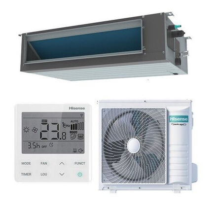 Канальный кондиционер Hisense ADT-09UX4RBL8/AUW-09U4RS8