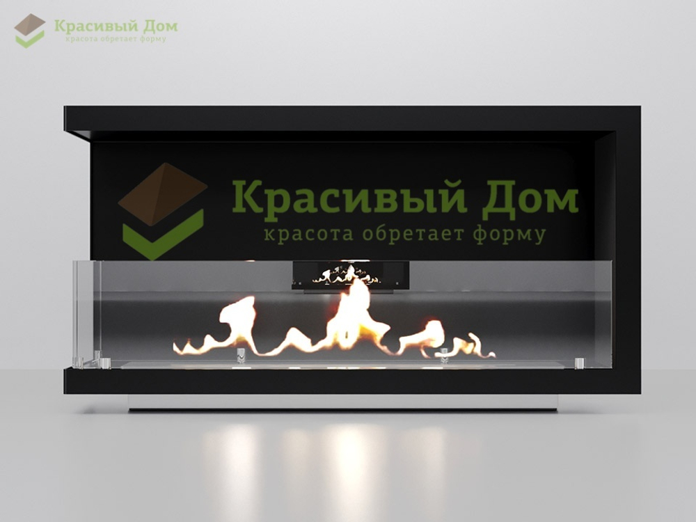 Угловой биокамин 1100