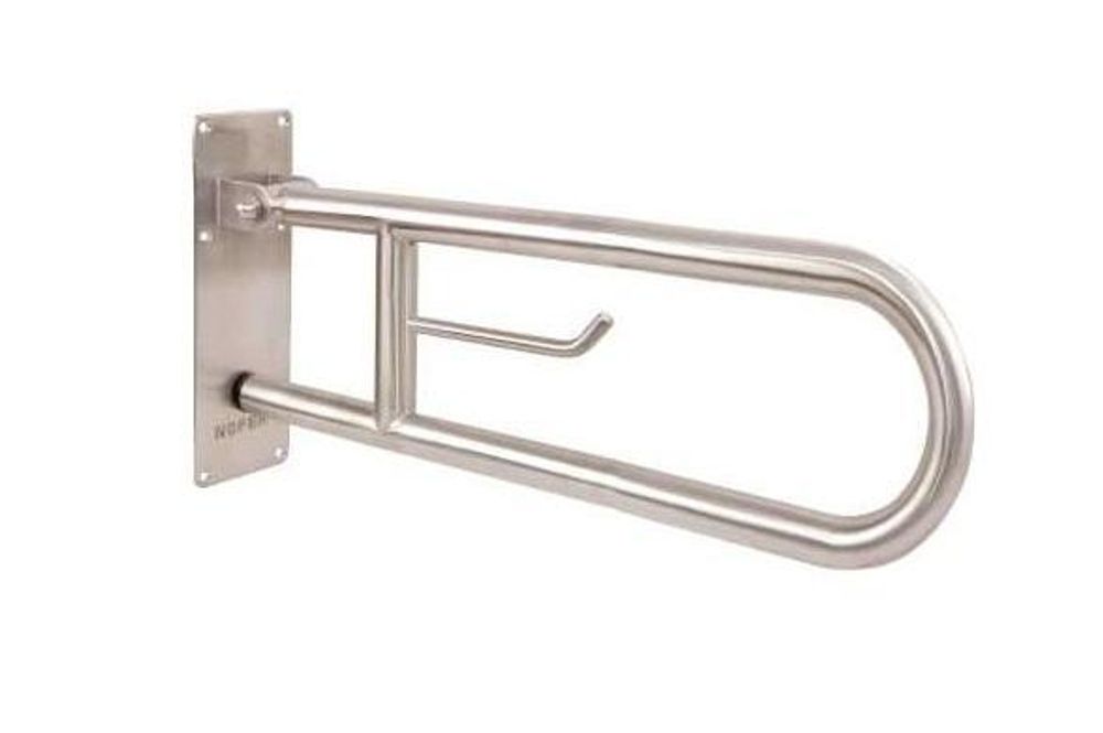 Поручень откидной 600 мм нерж. сталь NOFER 15051.60.B глянцевый