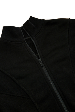 Олимпийка с рельефными швами Чёрный