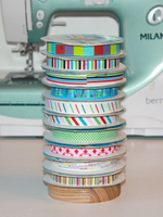 Держатель для лент ниток кружева пряжи деревянный