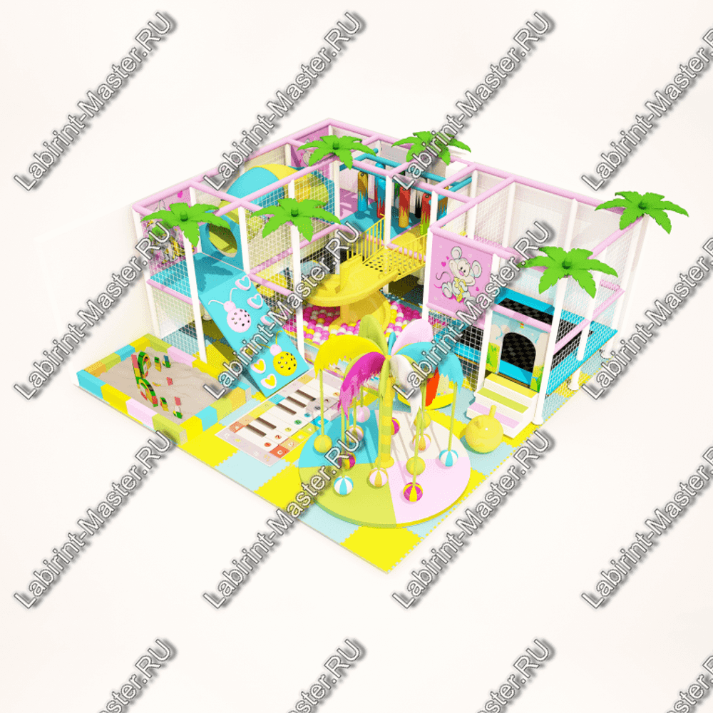 Детский игровой лабиринт «Мышка Пати»