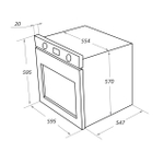 Шкаф духовой электрический MAUNFELD EOEF.766W
