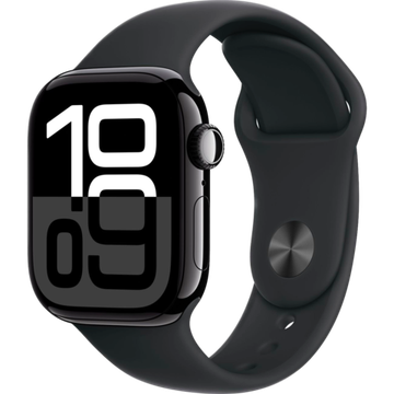 Умные часы Apple Watch Series 10 42 мм Aluminum Sport Черный оникс / Черный