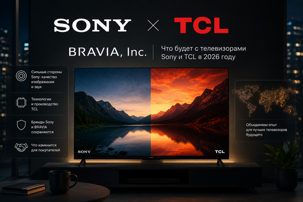 TCL и Sony объединяют ТВ-бизнес: что будет с Sony TCL и Sony объединяют ТВ-бизнес: что будет с Sony