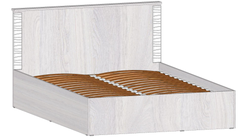 Кровать с подъёмный механизмом Ривьера 1400 Анкор светлый