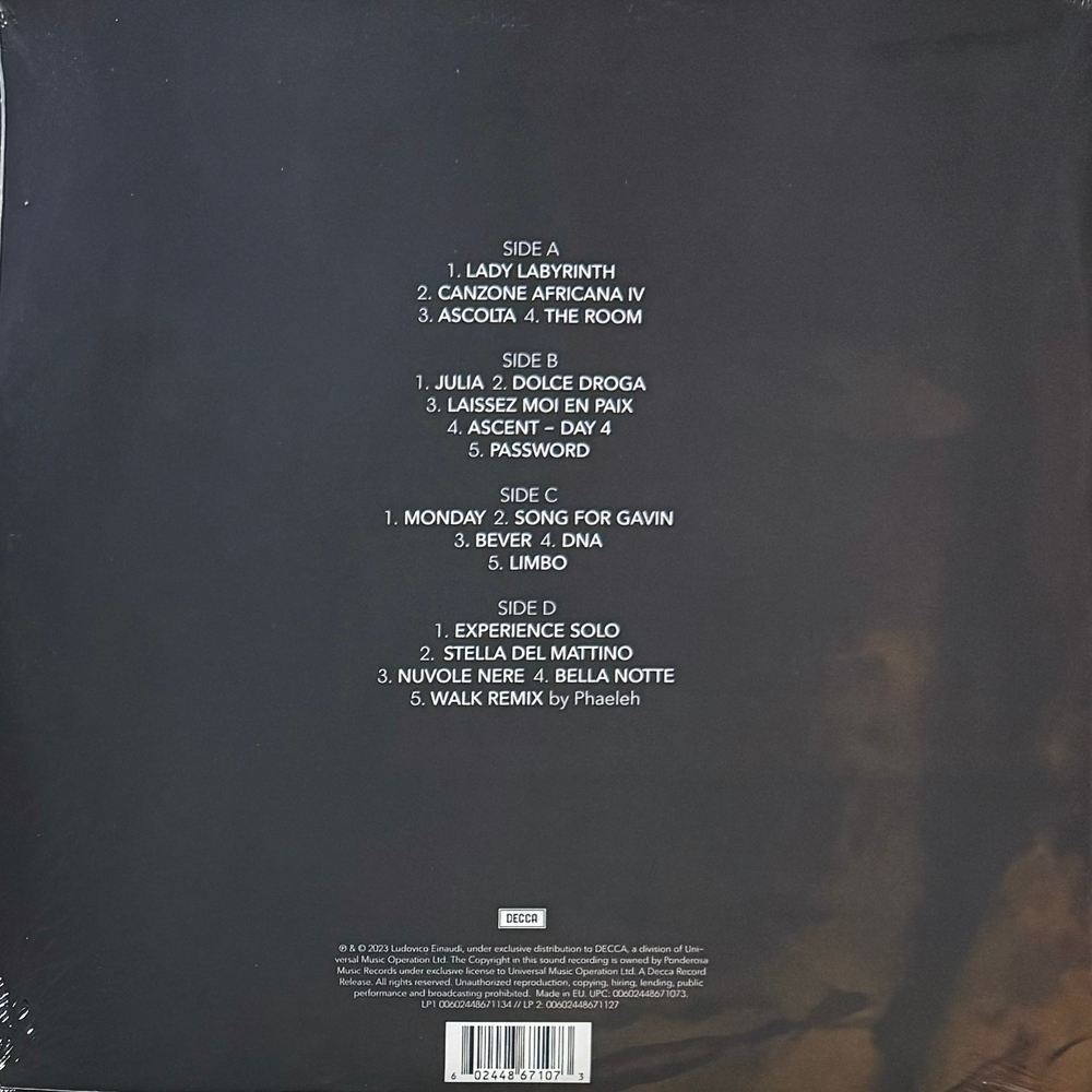 Ludovico Einaudi ‎– Undiscovered Vol.2 2LP (Европа 2023г.)