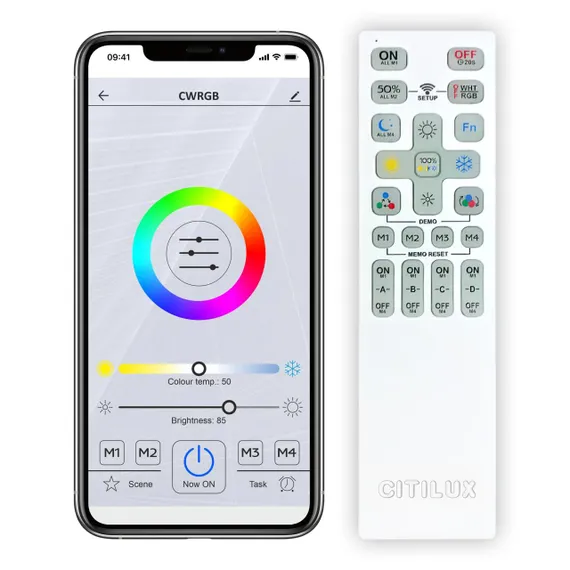 CL713A100G Диамант Хром Смарт RGB Св-к