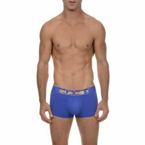 Мужские трусы Боксеры синие 2(x)ist Men&#39;s Electric No-Show Boxers Limited Edition Navy