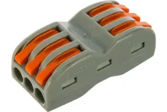 Клемма Navigator NTC-R 3*3*4 с рычагами серая 32815