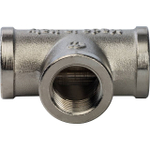 Тройник с внутренней резьбой STOUT SFT 0020 - 3/8" (для стальных труб, латунь никелированная)