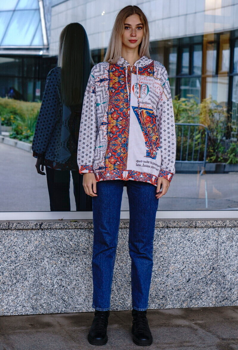 Худи "Дижон", по мотивам иллюстраций из средневековых манускриптов