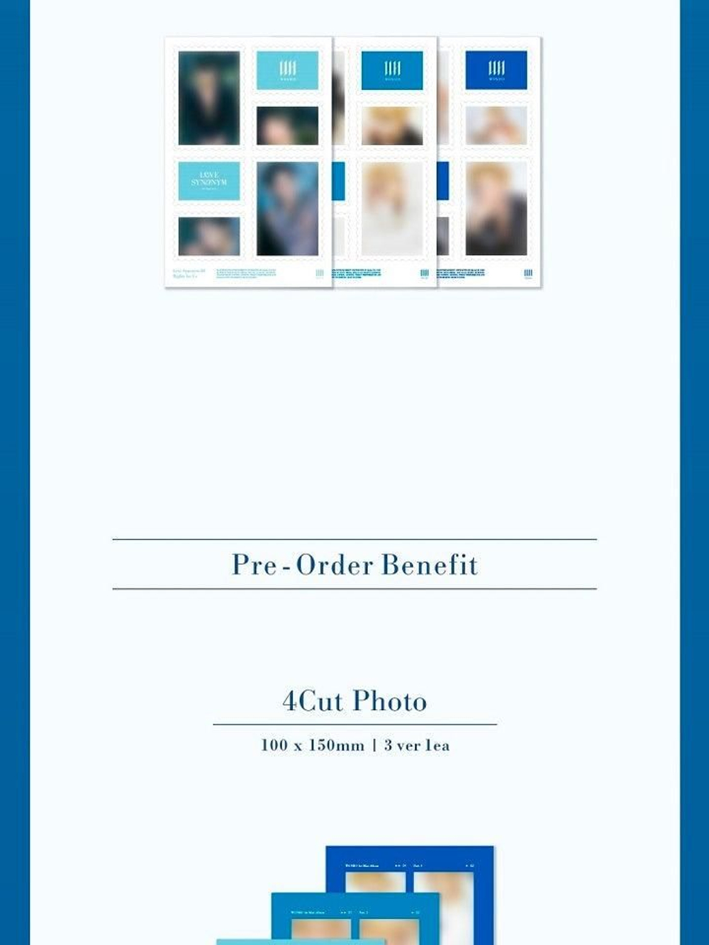 Альбом Monsta X Wonho - Love Synonym #2 : Right For Us 1st Mini Album PART.2 3 Version SET