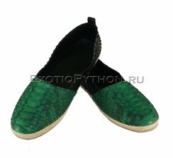 Эспадрильи из кожи питона SH-114