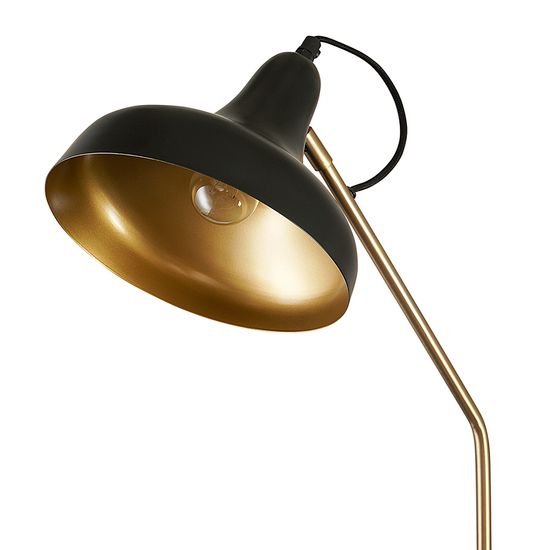 Торшер enkel sand, 165 см, золотистый/черный