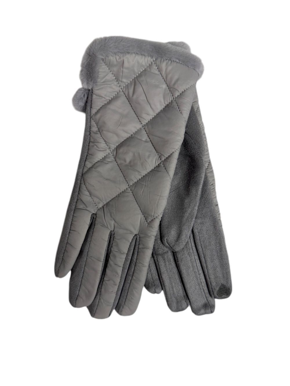 Перчатки. Женские. Верх: Текстильные. Подклад: Плюш-флис. Сенсорные. В упаковке 12 шт, разные цвета.