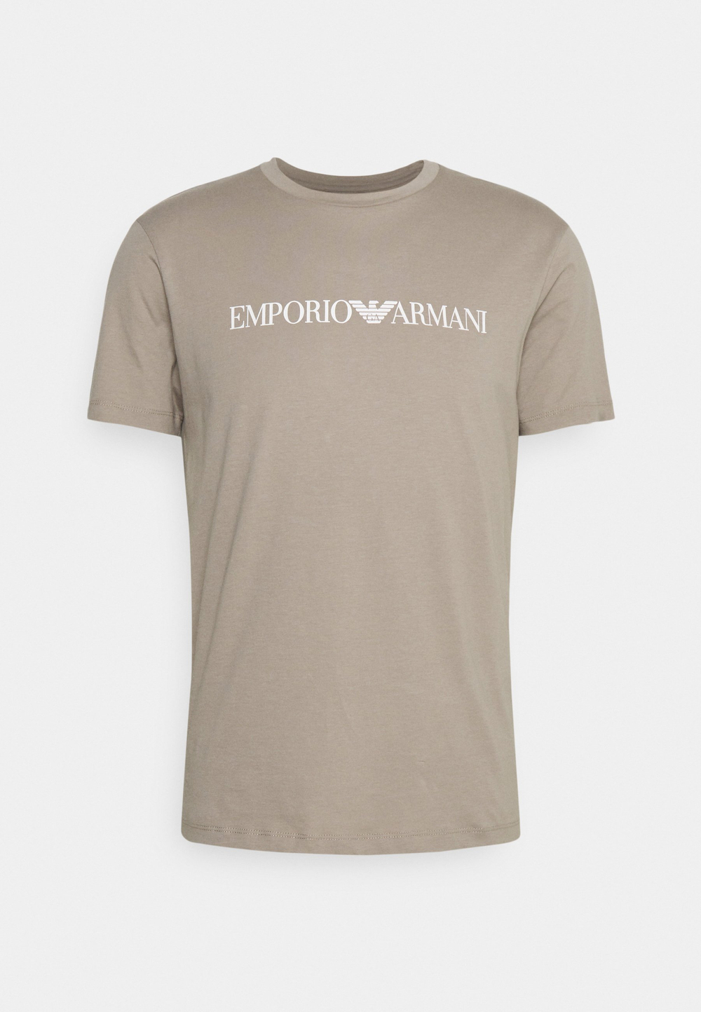 Emporio Armani Футболка с принтом - Бежевый