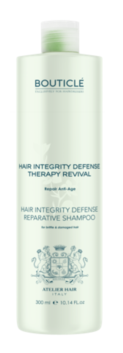 Укрепляющий восстанавливающий шампунь для истонченных, хрупких и поврежденных волос - Bouticle Hair Integrity Defense Shampoo 300 мл