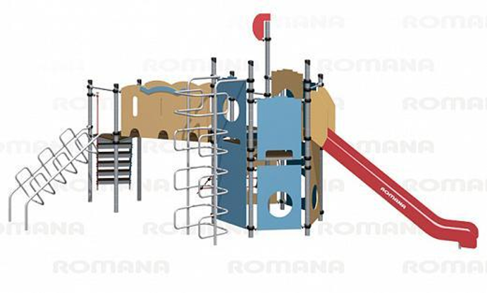 Детский игровой комплекс Romana 101.104.00 для детских площадок