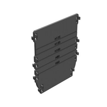 Ливневка торцевая заглушка для лотка универсальная