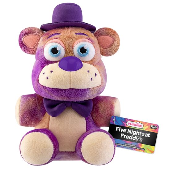 Фигурка плюшевая Funko Plush FNAF TieDye Freddy, 18 см / Плюшевая игрушка по мотивам игры "Five Nights at Freddys" Фредди, 18 см