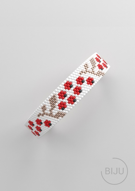 Схема PEYOTE, Схема браслета мозаичное плетение, узор из Miyuki Delica 11/0, файл PDF, №409