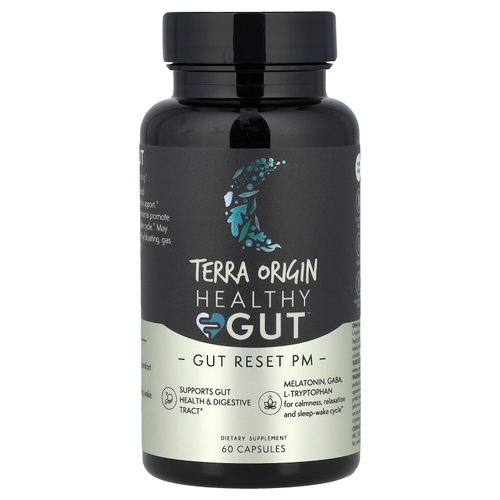 Terra Origin, Healthy Gut ™ Reset PM, 60 капсул