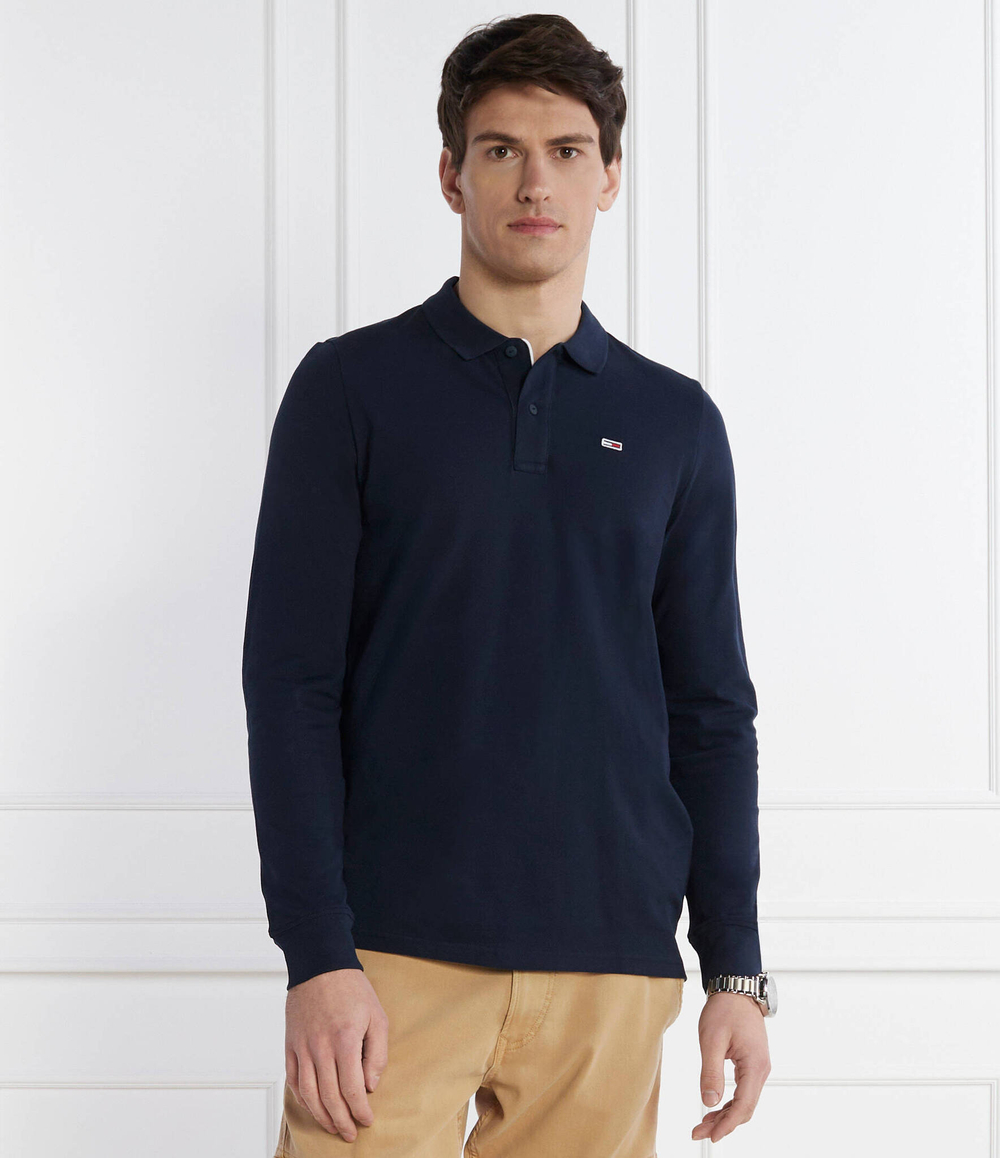 Поло Tommy Jeans - темно-синий(DM0DM18309)